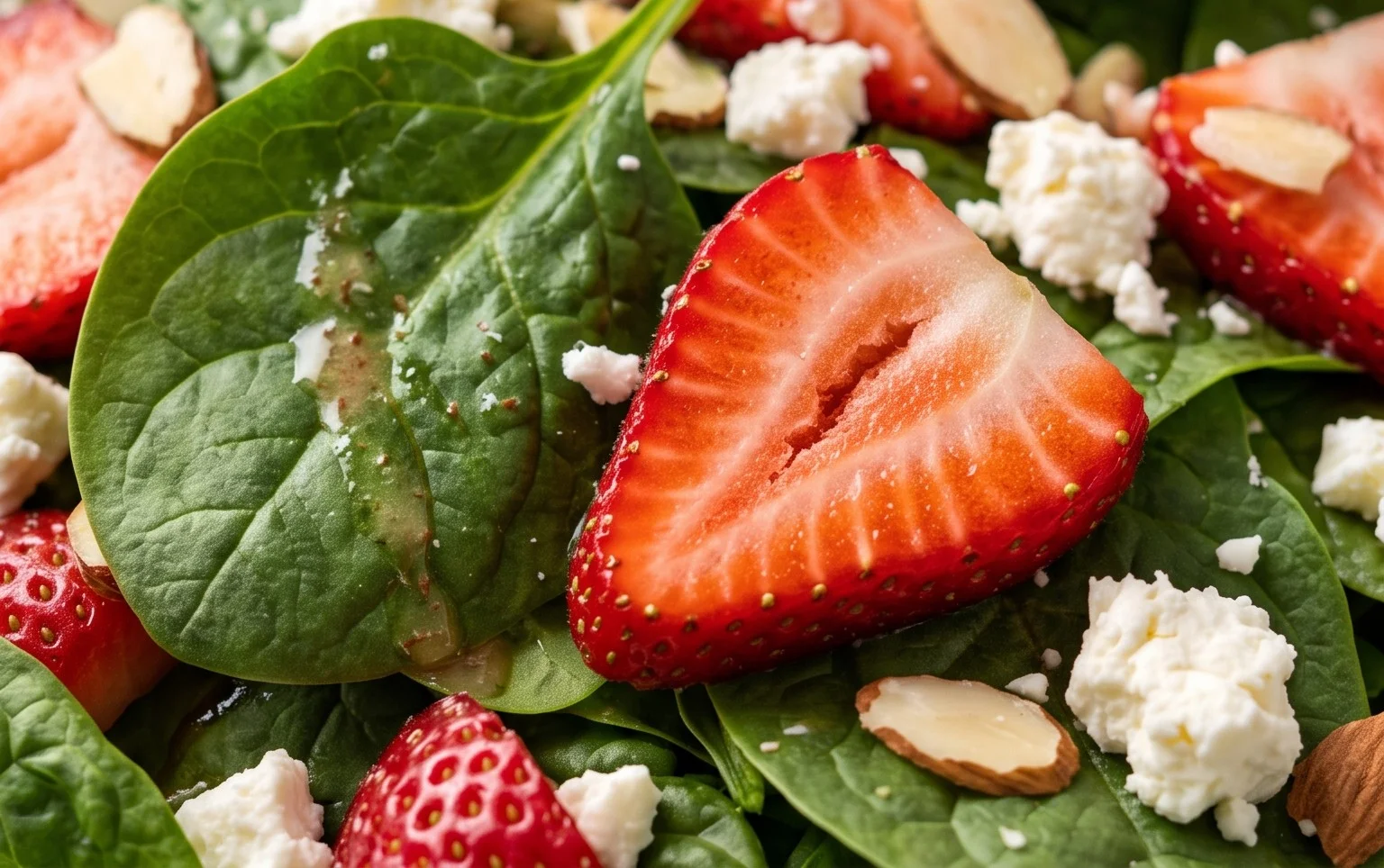 15-Minute Strawberry Spinach Salad