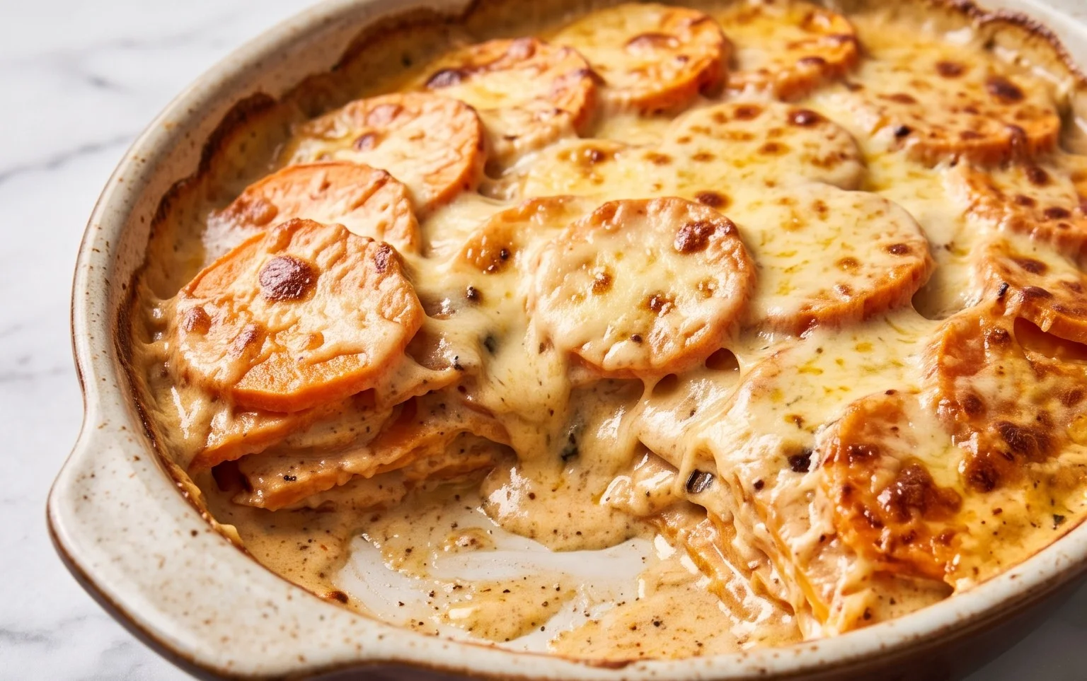 Chipotle Gouda Sweet Potatoes Easy Side Dish