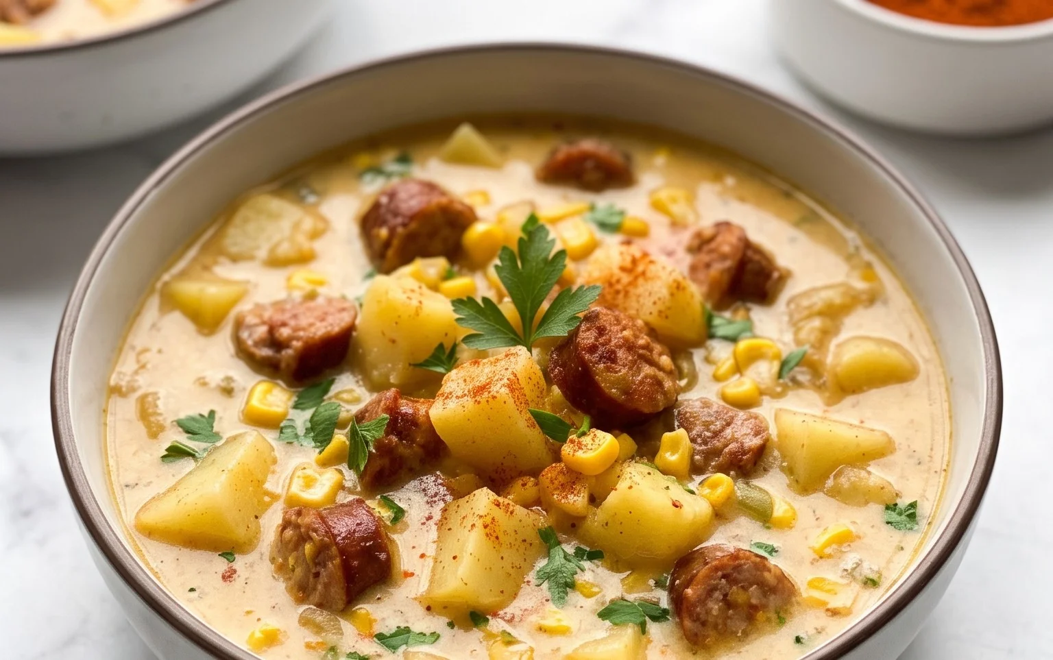 Hearty Potato and Sausage Chowder Recipe
