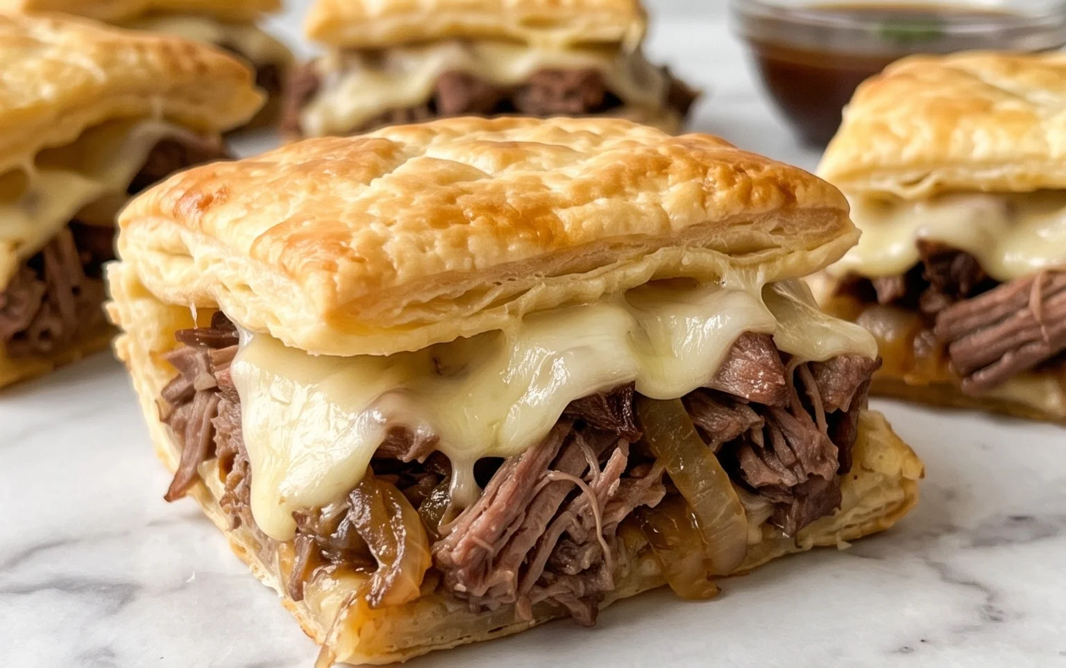 Easy French Dip Squares Recipe