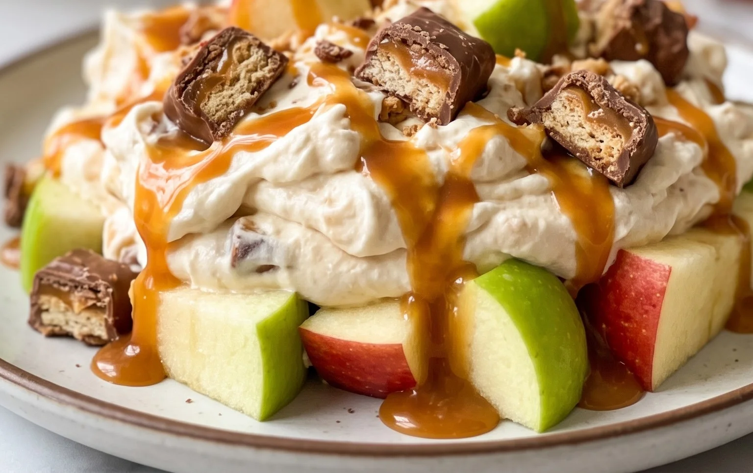 Twix Caramel Apple Salad