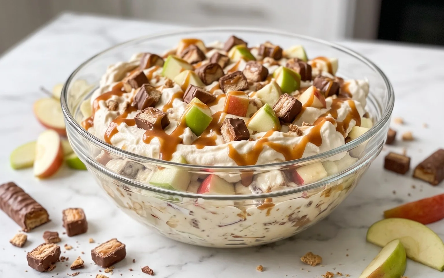 Twix Caramel Apple Salad Recipe Easy Dessert